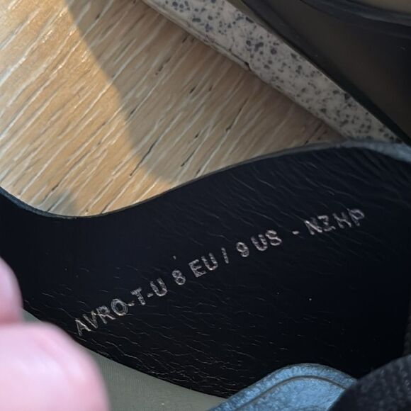 Bally Avro Neoprene Leather Sneakers Olive/Black Sz9 - Picture 11 of 12